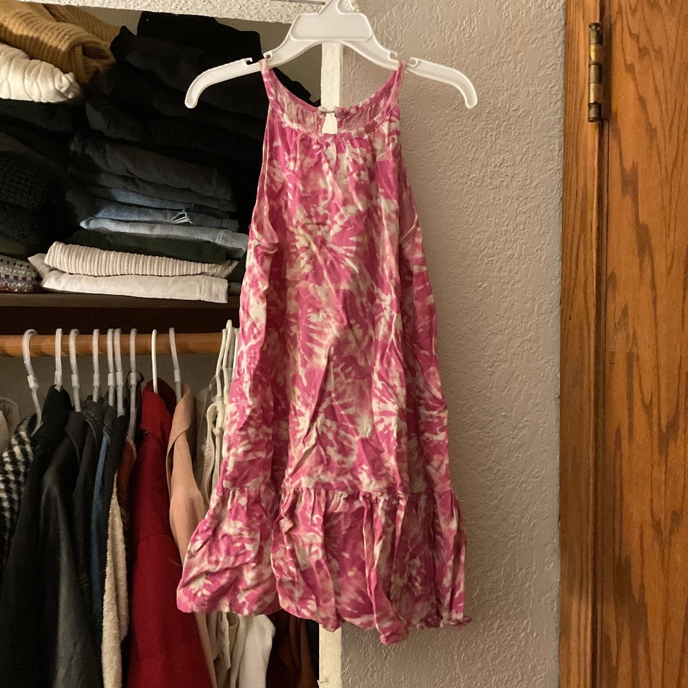 5t pink summer dress